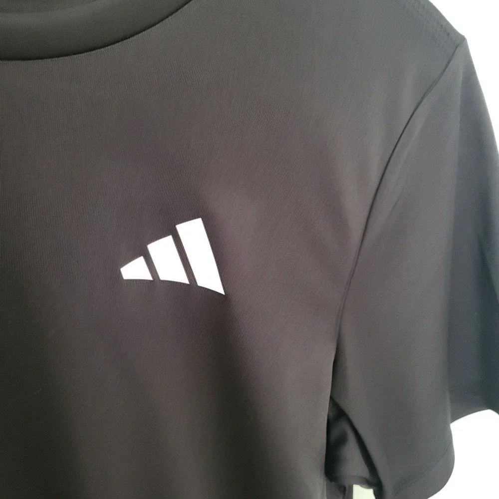 Adidas Youth Boys‎ L 14/16 Soccer Heat Map Short Sleeve T-shirt Black Graphic...